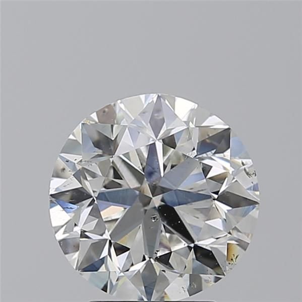 3.01ct F SI2 Very Good Cut Round Diamond