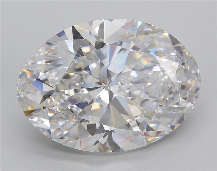 23.26ct E VVS2 Rare Carat Ideal Cut Oval Lab Grown Diamond