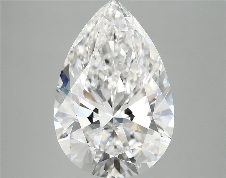 5.00 Carat Pear Lab Diamond