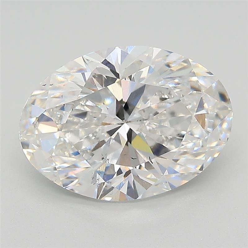 3.03ct F SI1 Very Good Cut Oval Lab Grown Diamond