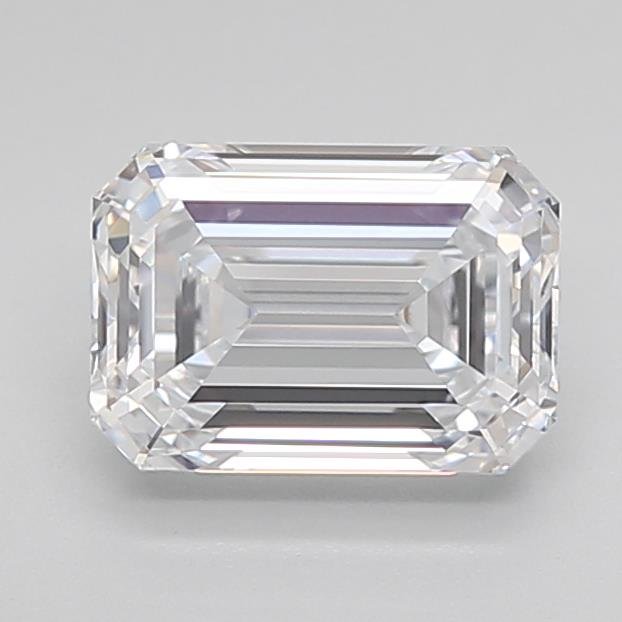 1.56ct D VVS1 Rare Carat Ideal Cut Emerald Lab Grown Diamond