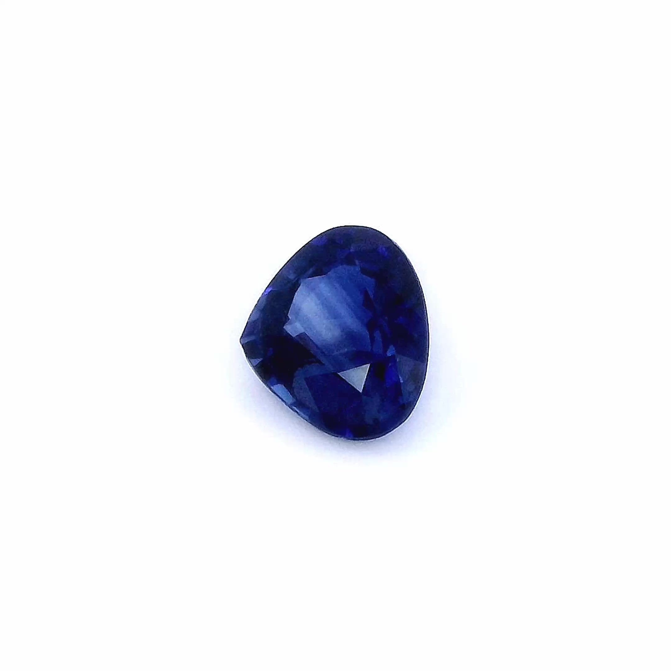 1.20 Carat Blue Pear Sapphire