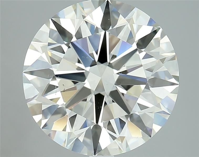 5.06ct K VS2 Rare Carat Ideal Cut Round Diamond