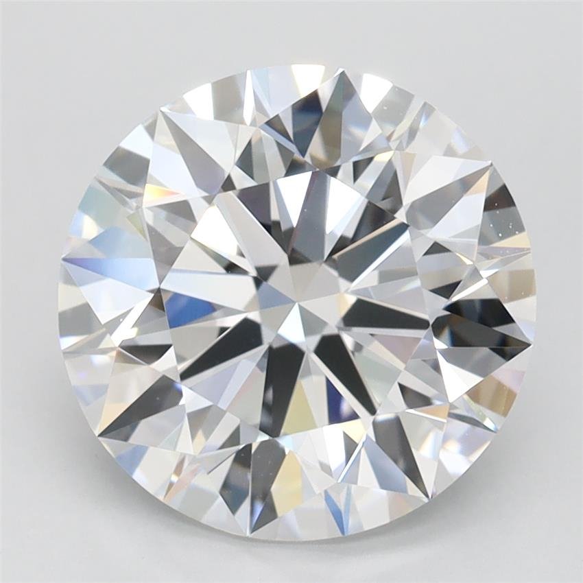 3.03ct D FL Rare Carat Ideal Cut Round Lab Grown Diamond