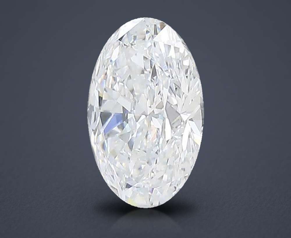1.00 Carat Oval Lab Diamond