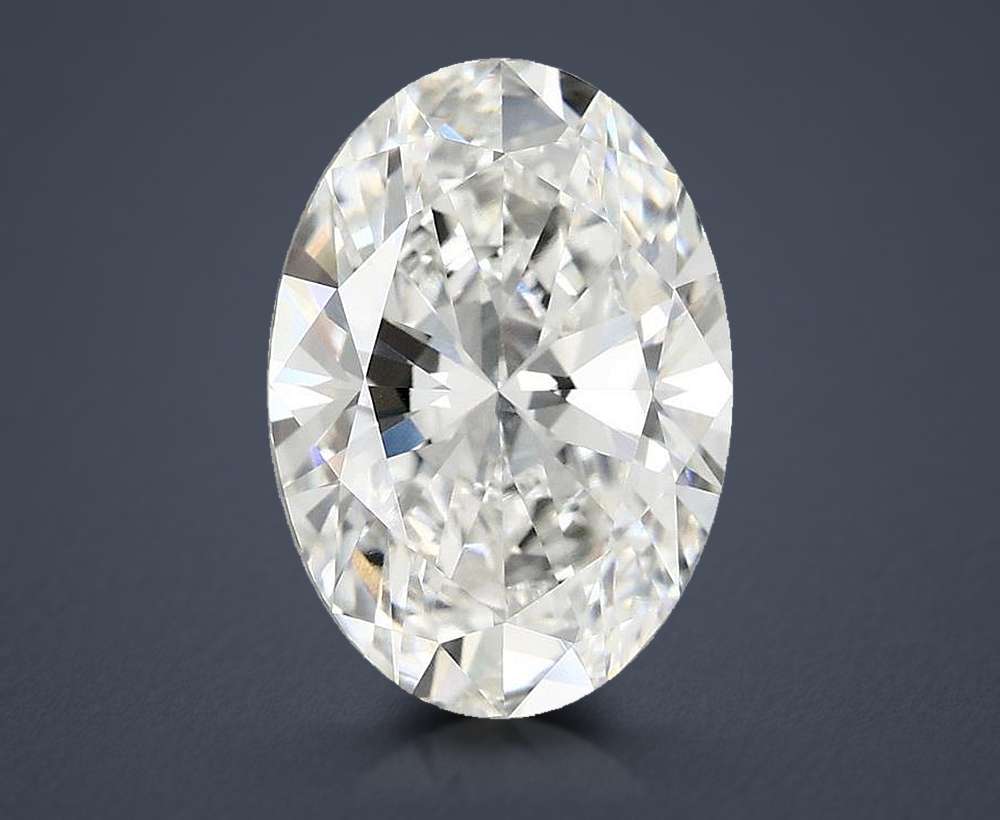 3.91 Carat Oval Lab Diamond