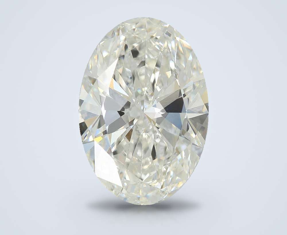 6.80 Carat Oval Lab Diamond