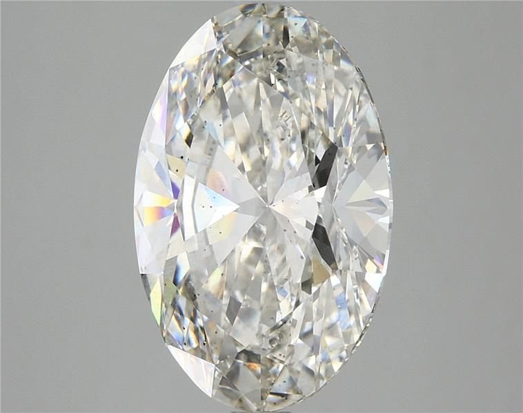 5.02ct I SI1 Rare Carat Ideal Cut Oval Lab Grown Diamond