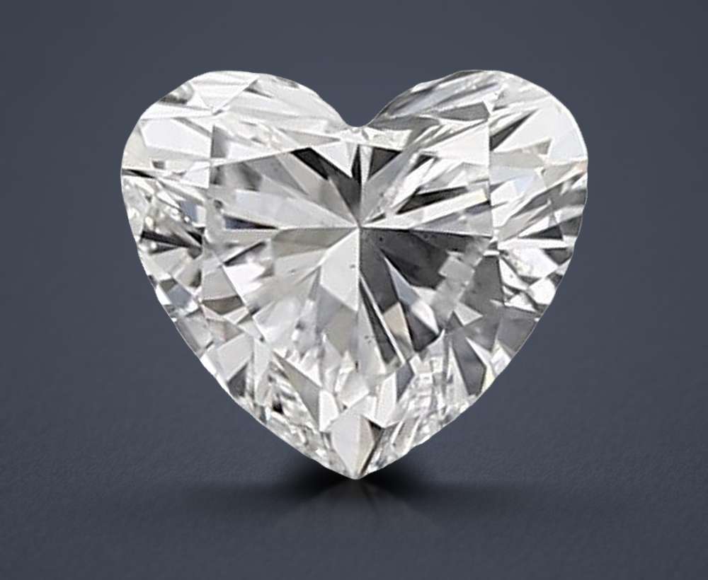 0.50 Carat Heart Lab Diamond