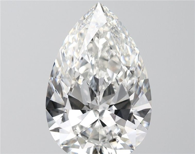 12.08ct F VS1 Rare Carat Ideal Cut Pear Lab Grown Diamond