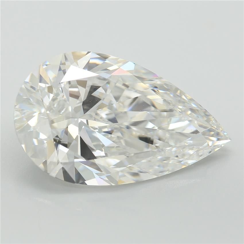 11.52ct E VVS2 Very Good Cut Pear Lab Grown Diamond