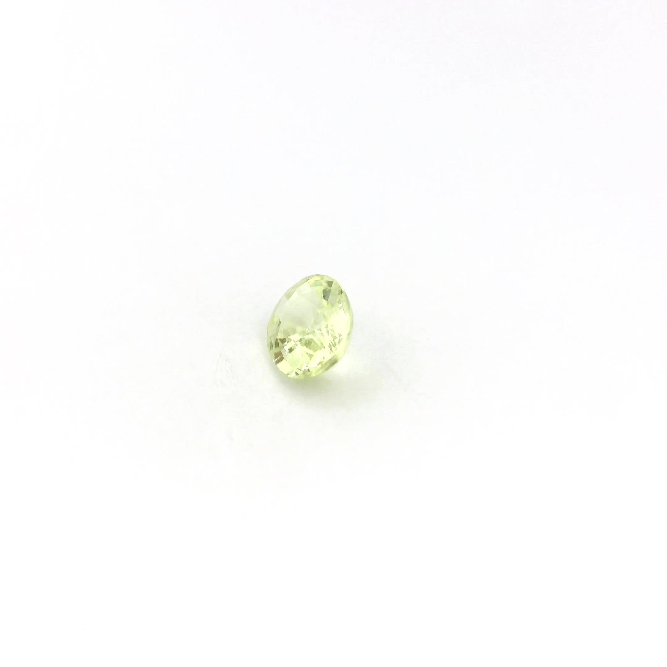 0.40 Carat Yellow Oval Sapphire