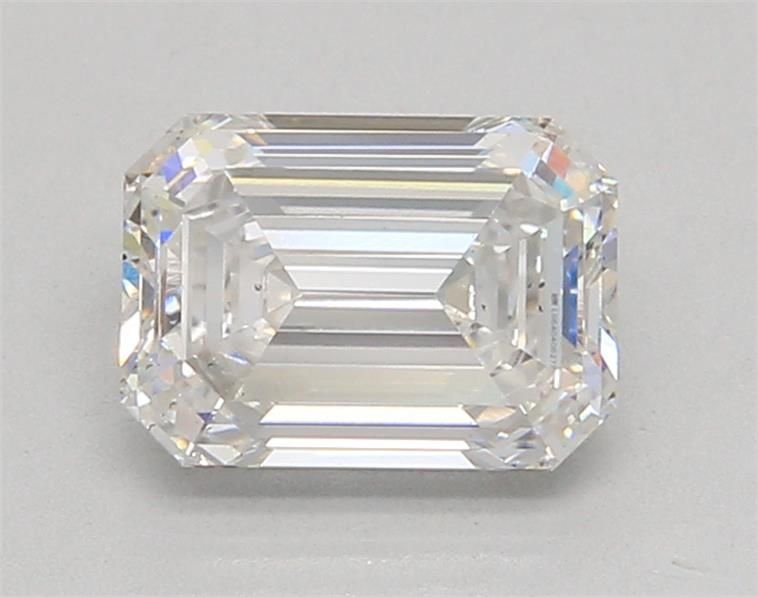 2.07ct F VS2 Rare Carat Ideal Cut Emerald Lab Grown Diamond