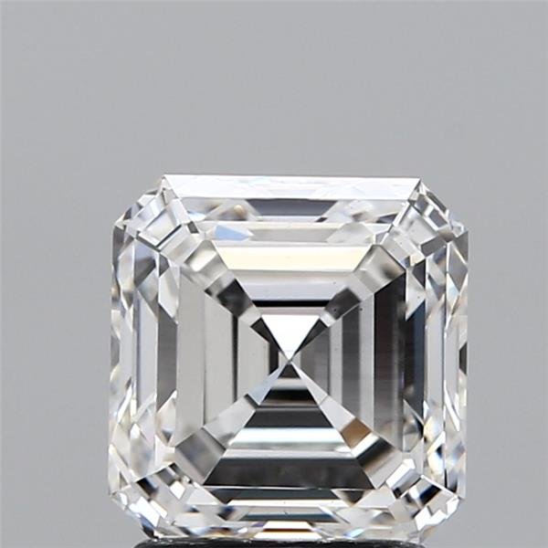 2.16ct F VS1 Rare Carat Ideal Cut Asscher Lab Grown Diamond