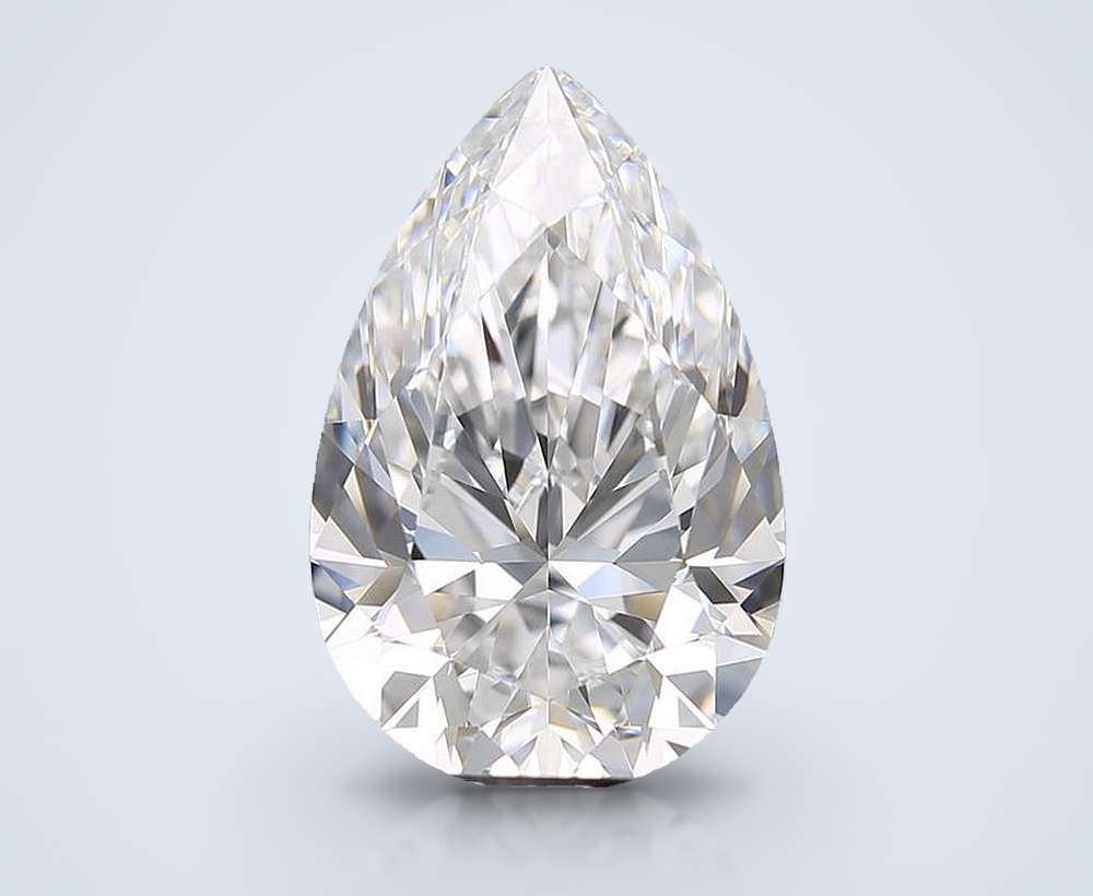 3.53 Carat Pear Natural Diamond