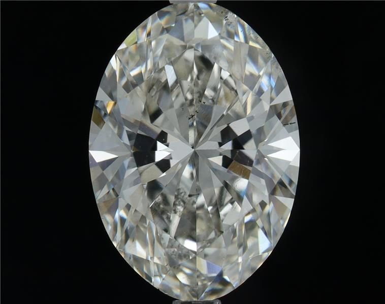 3.70ct H SI1 Rare Carat Ideal Cut Oval Lab Grown Diamond