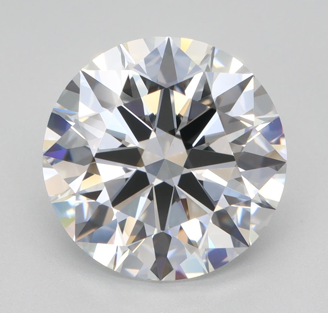 3.12ct E VVS1 Rare Carat Ideal Cut Round Lab Grown Diamond