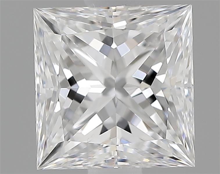 0.89ct E VS1 Rare Carat Ideal Cut Princess Lab Grown Diamond