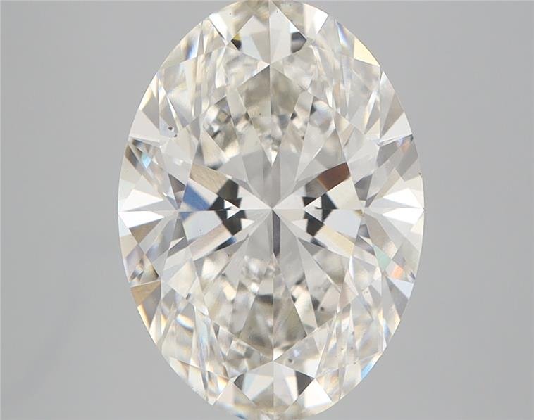 4.19ct H VS2 Rare Carat Ideal Cut Oval Lab Grown Diamond