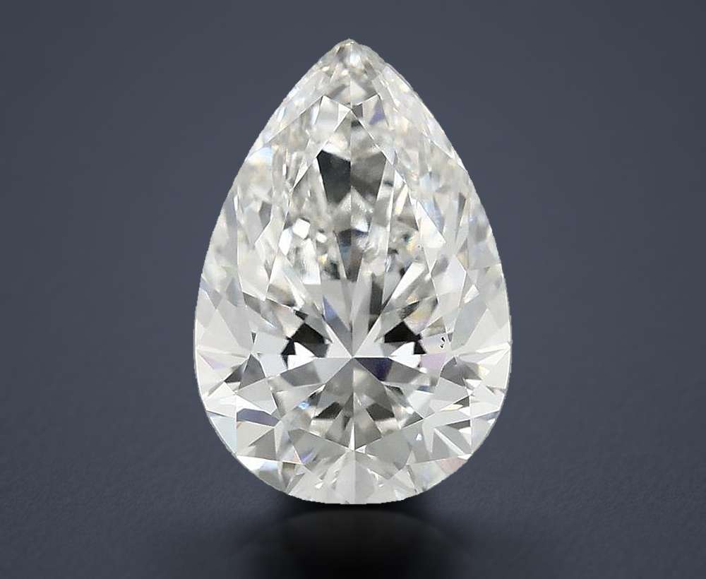 2.90 Carat Pear Lab Diamond