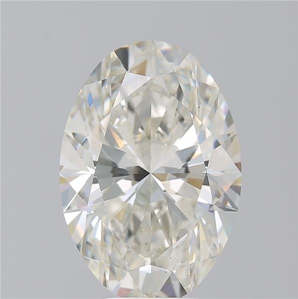 6.40ct H VS2 Rare Carat Ideal Cut Oval Lab Grown Diamond