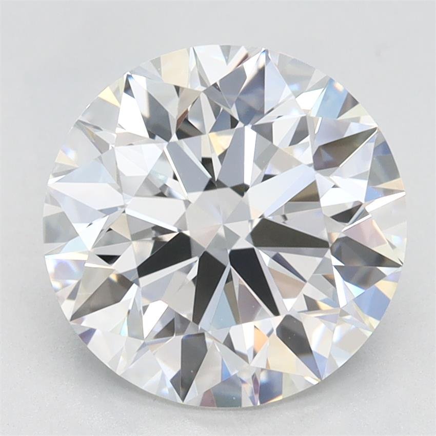 2.71ct D VVS1 Rare Carat Ideal Cut Round Lab Grown Diamond