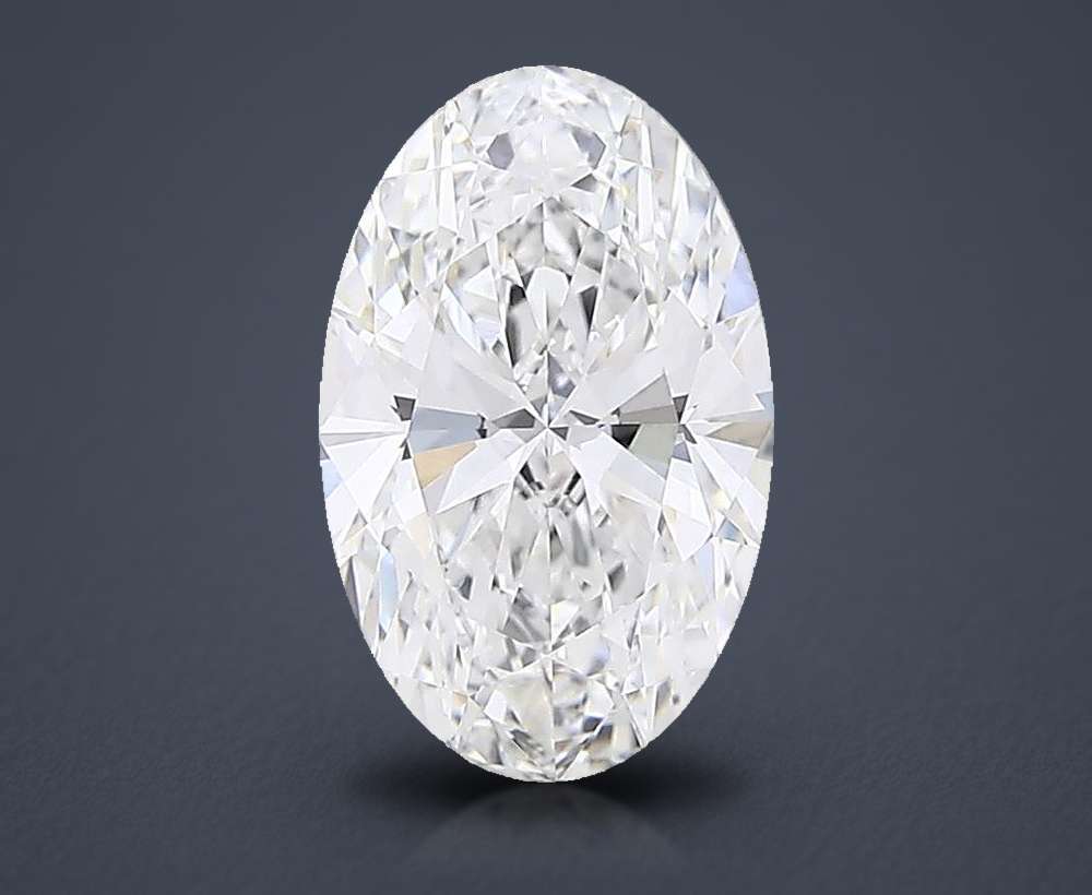 3.82 Carat Oval Lab Diamond