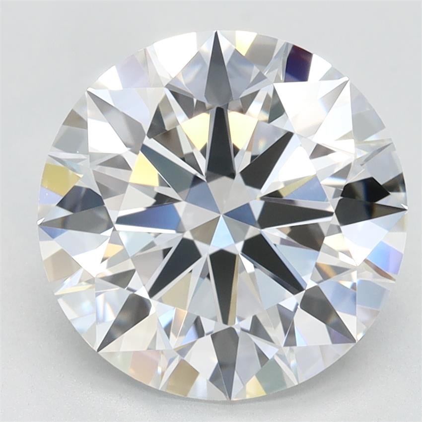 3.31ct D VVS1 Rare Carat Ideal Cut Round Lab Grown Diamond