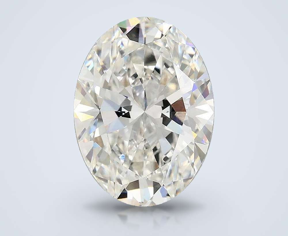 4.85 Carat Oval Lab Diamond