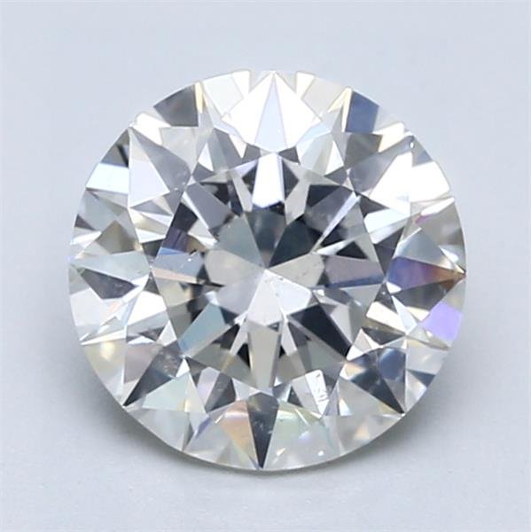 2.06ct I SI2 Rare Carat Ideal Cut Round Diamond