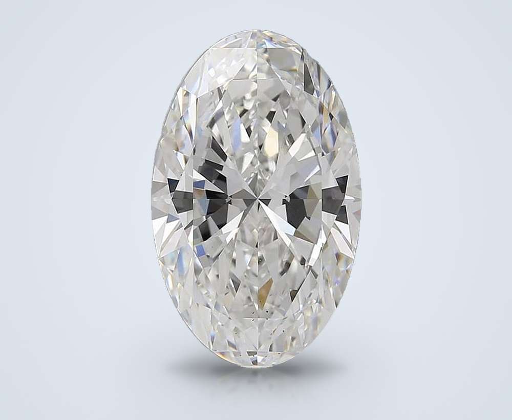 7.55 Carat Oval Lab Diamond