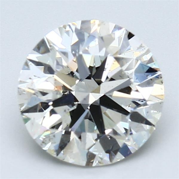 2.03ct J SI1 Rare Carat Ideal Cut Round Diamond