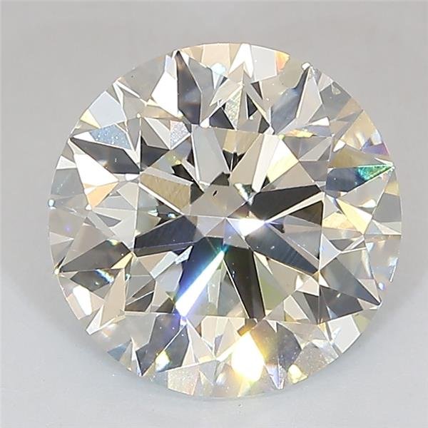 3.04ct J SI1 Rare Carat Ideal Cut Round Lab Grown Diamond