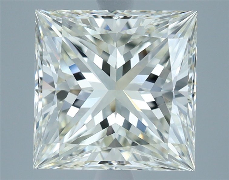 3.98ct I VVS1 Rare Carat Ideal Cut Princess Diamond