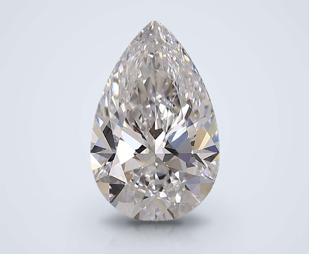 2.00 Carat Pear Lab Diamond