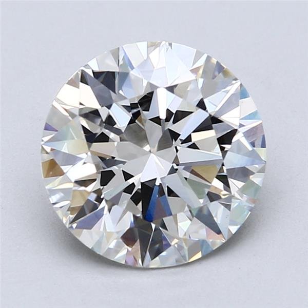 3.17ct G VS1 Rare Carat Ideal Cut Round Lab Grown Diamond