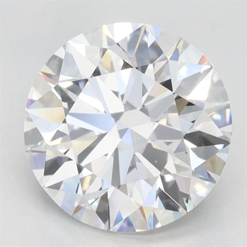 2.66ct D VVS1 Rare Carat Ideal Cut Round Lab Grown Diamond