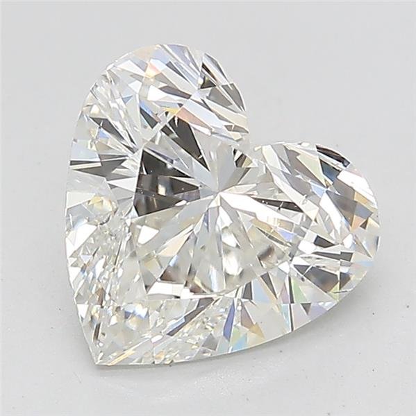 2.08ct G VS2 Rare Carat Ideal Cut Heart Lab Grown Diamond