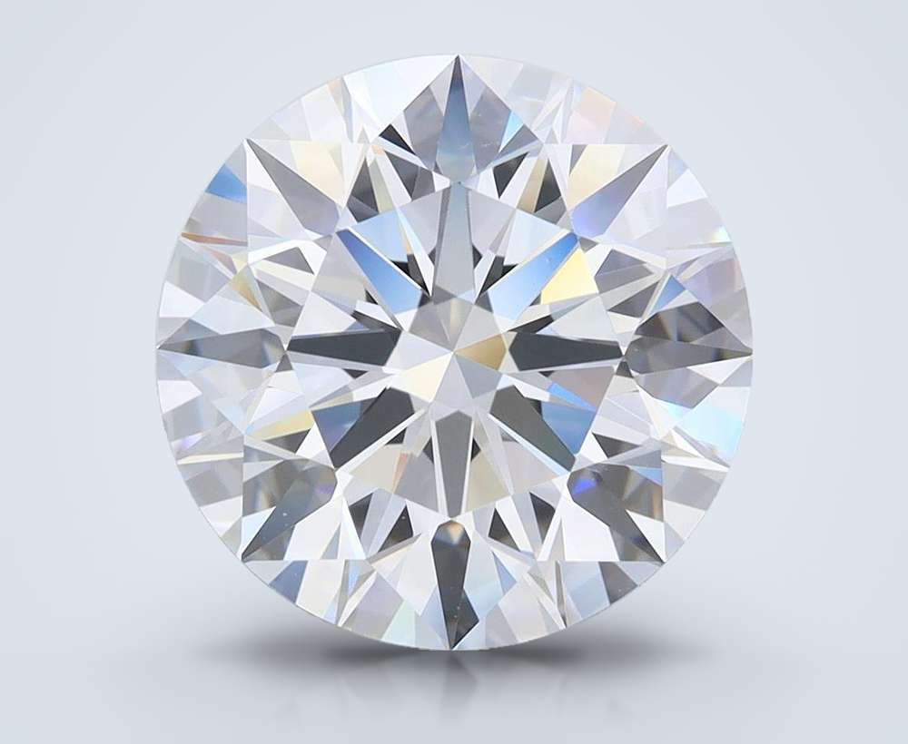 5.55 Carat Round Lab Diamond