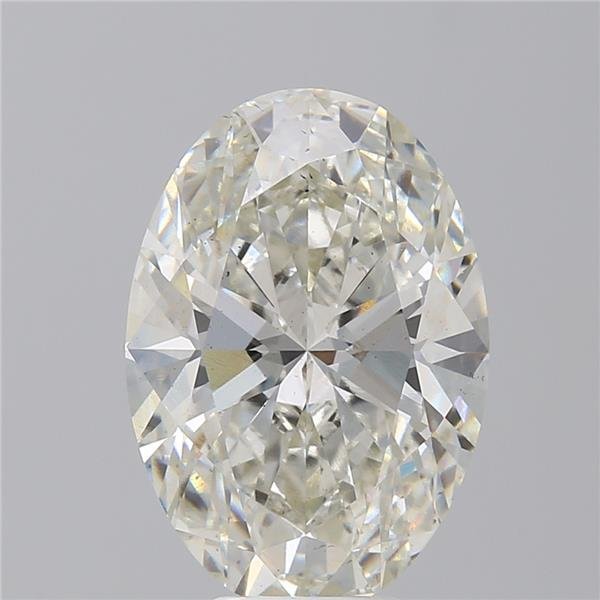 7.34ct H VS2 Rare Carat Ideal Cut Oval Lab Grown Diamond