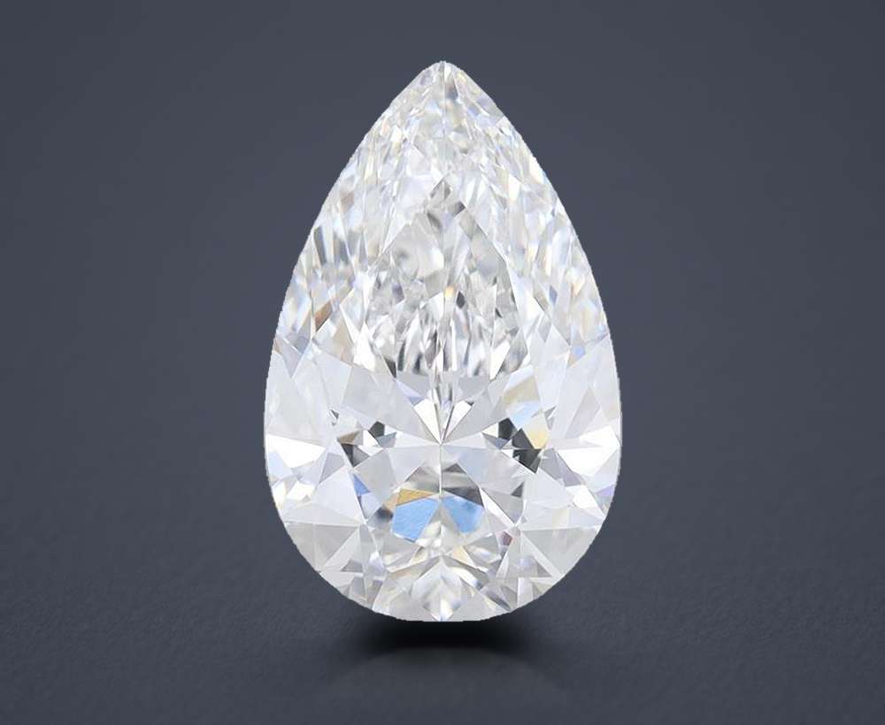 3.82 Carat Pear Lab Diamond