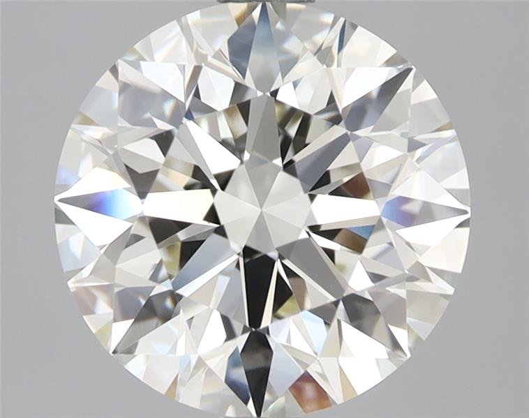 2.84ct J IF Rare Carat Ideal Cut Round Diamond