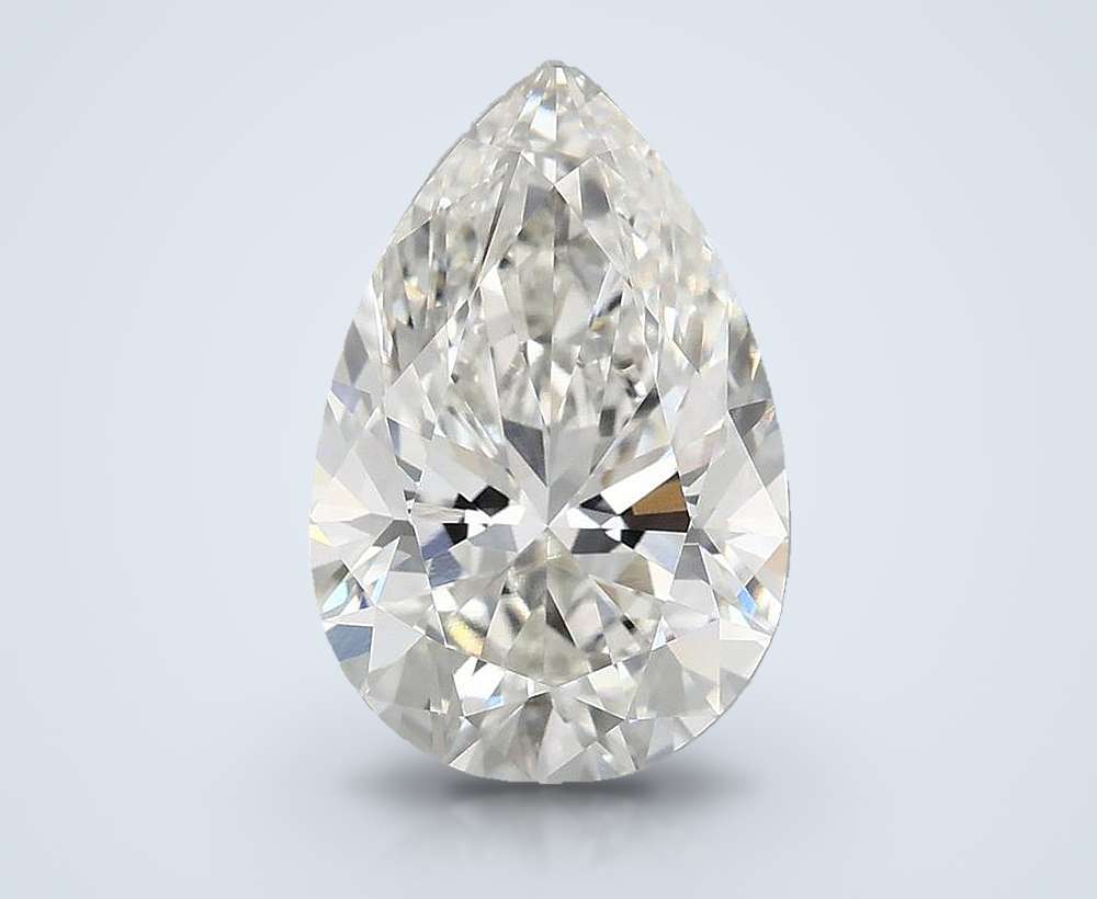 3.83 Carat Pear Lab Diamond