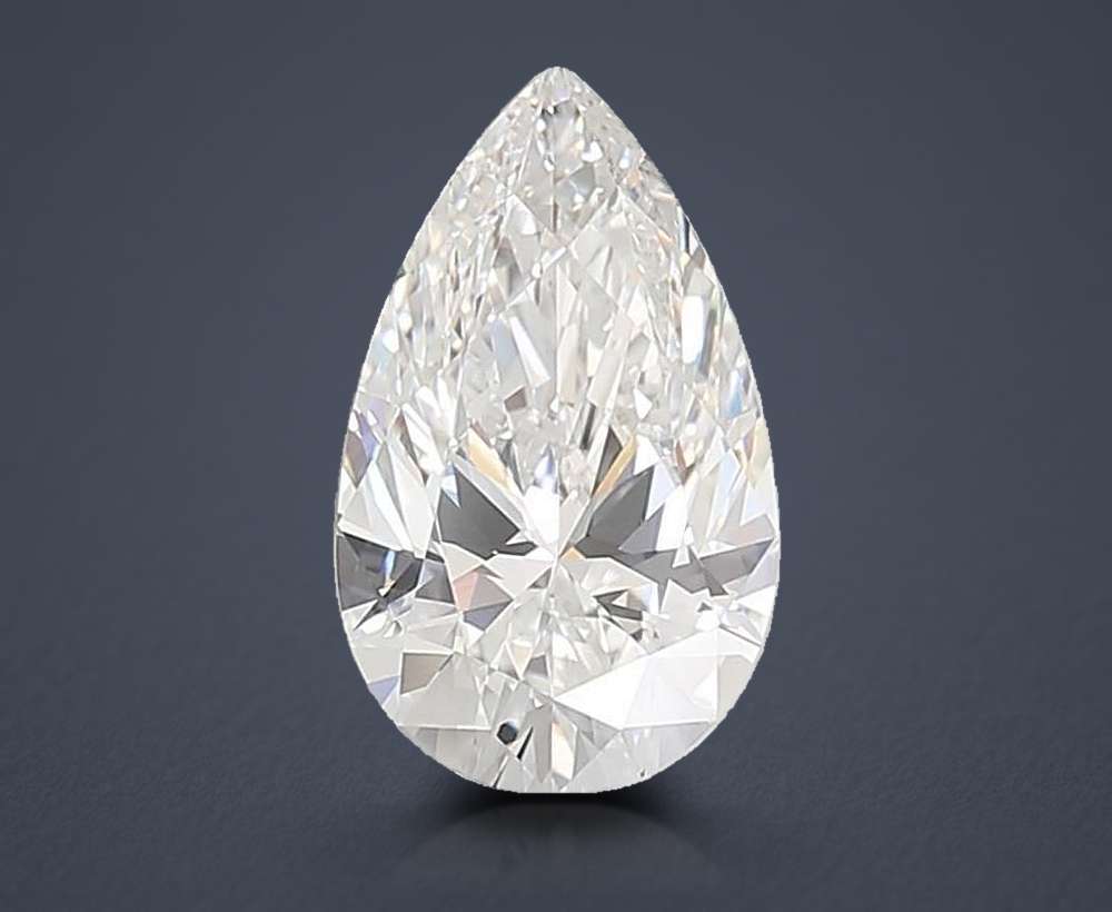 7.02 Carat Pear Lab Diamond