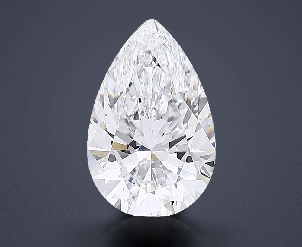 3.82 Carat Pear Lab Diamond