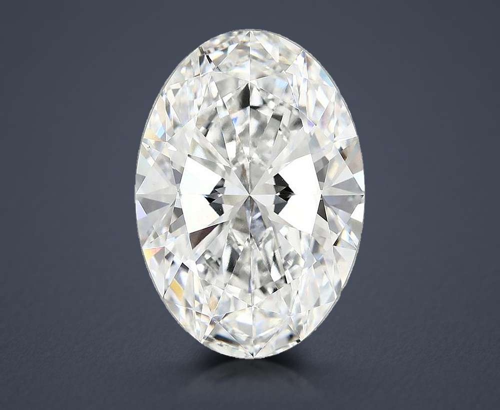 9.78 Carat Oval Lab Diamond