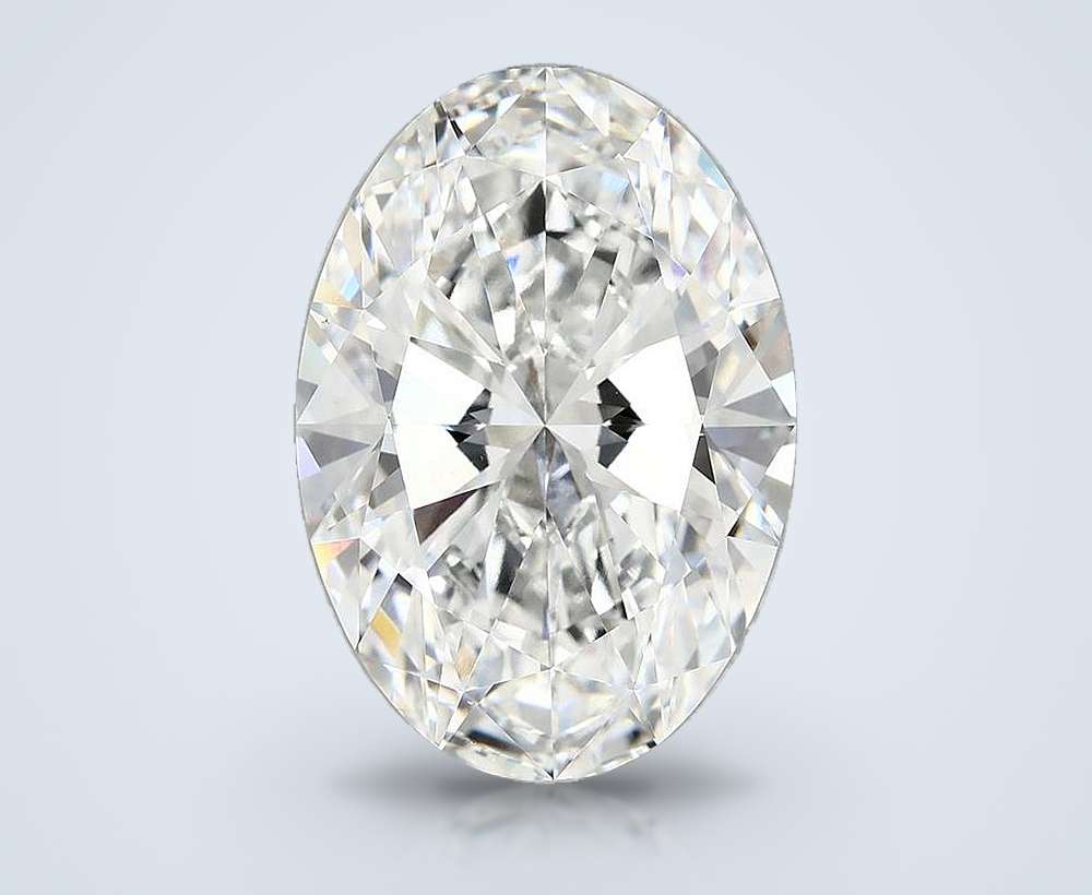 9.78 Carat Oval Lab Diamond