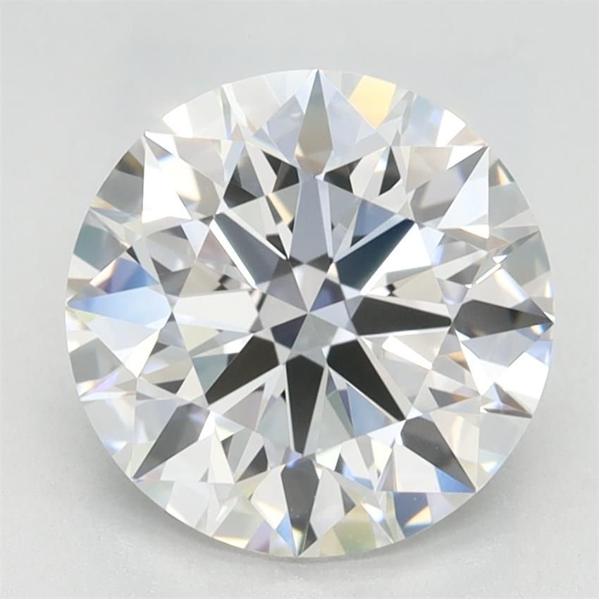 2.38ct F IF Rare Carat Ideal Cut Round Lab Grown Diamond