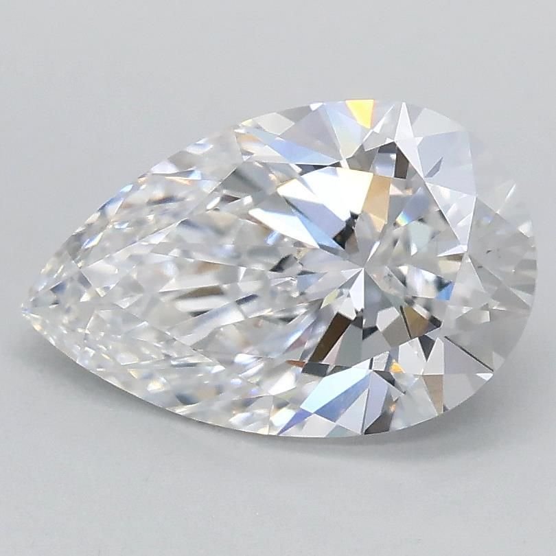 1.51ct D VS1 Rare Carat Ideal Cut Pear Lab Grown Diamond