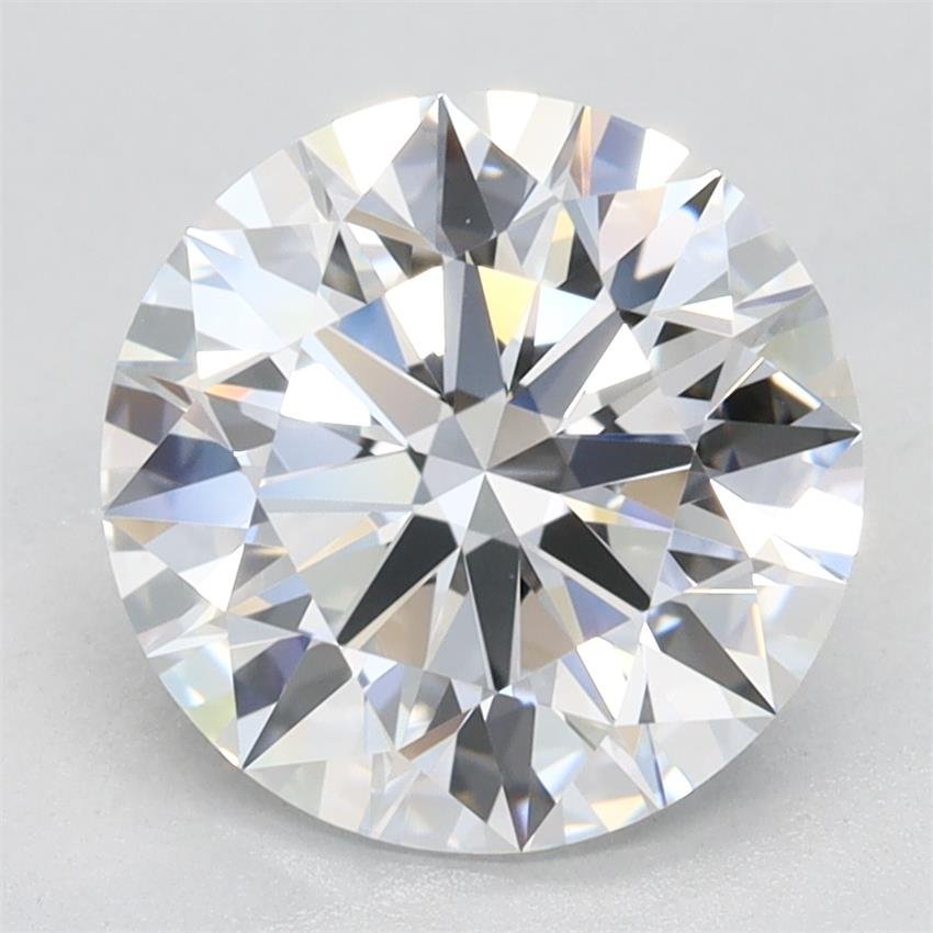 2.46ct D VVS1 Rare Carat Ideal Cut Round Lab Grown Diamond